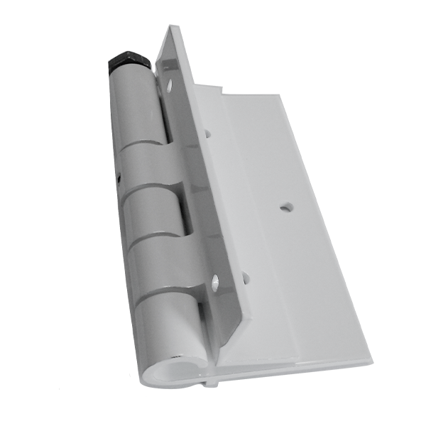 5" SPRING HINGE - ALUM - WHITE