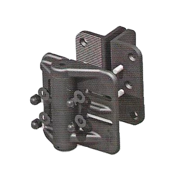 CORNERSTONE CH200F NYLON SPRING HINGE - 4-WAY ADJUSTABLE - SELF-CLOSING - BLACK (PAIR)