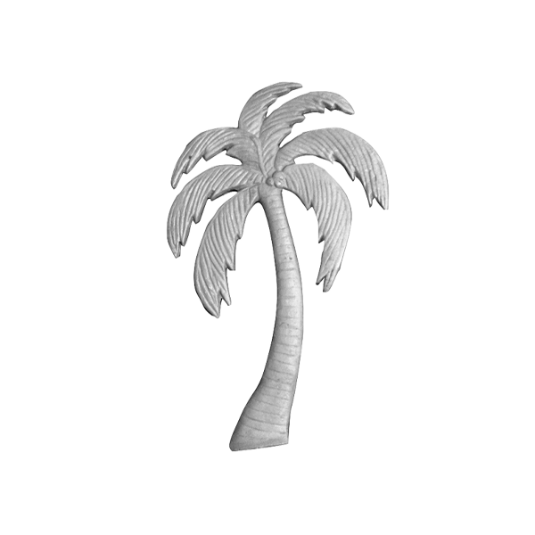 14-3/4" SMALL PALM TREE - LEFT - SINGLE FACE