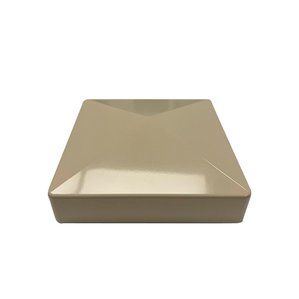 5" PYRAMID POST CAP - PVC - TAN