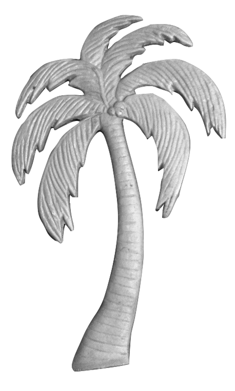 23-1/2" PALM TREE - LEFT - SINGLE FACE