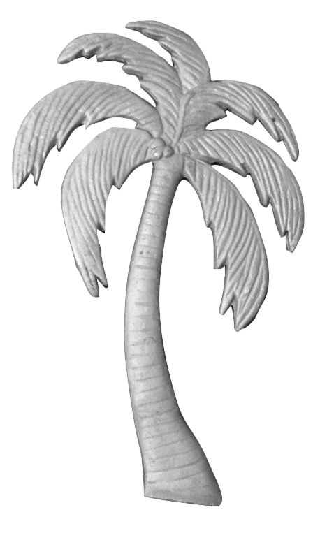 23-1/2" PALM TREE - RIGHT - SINGLE FACE