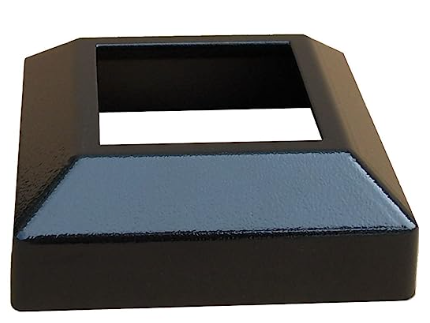 2"  2-PC COVER SHOE - LOW PROFILE - BLACK